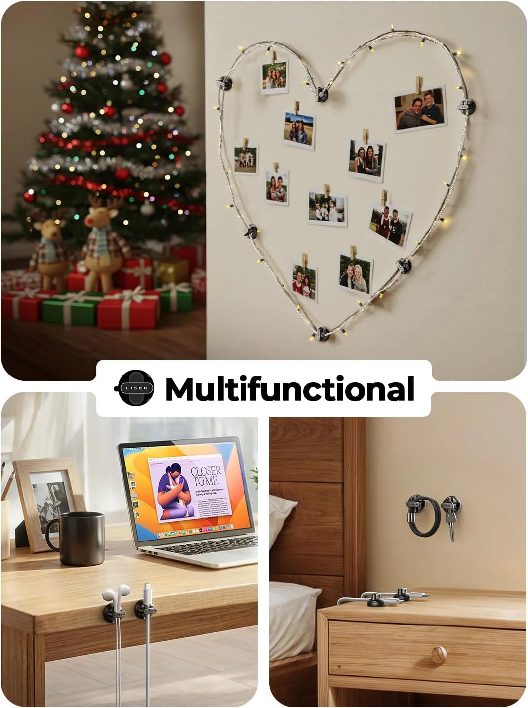 12-Pack Magnetic Cable Clips - Image 3