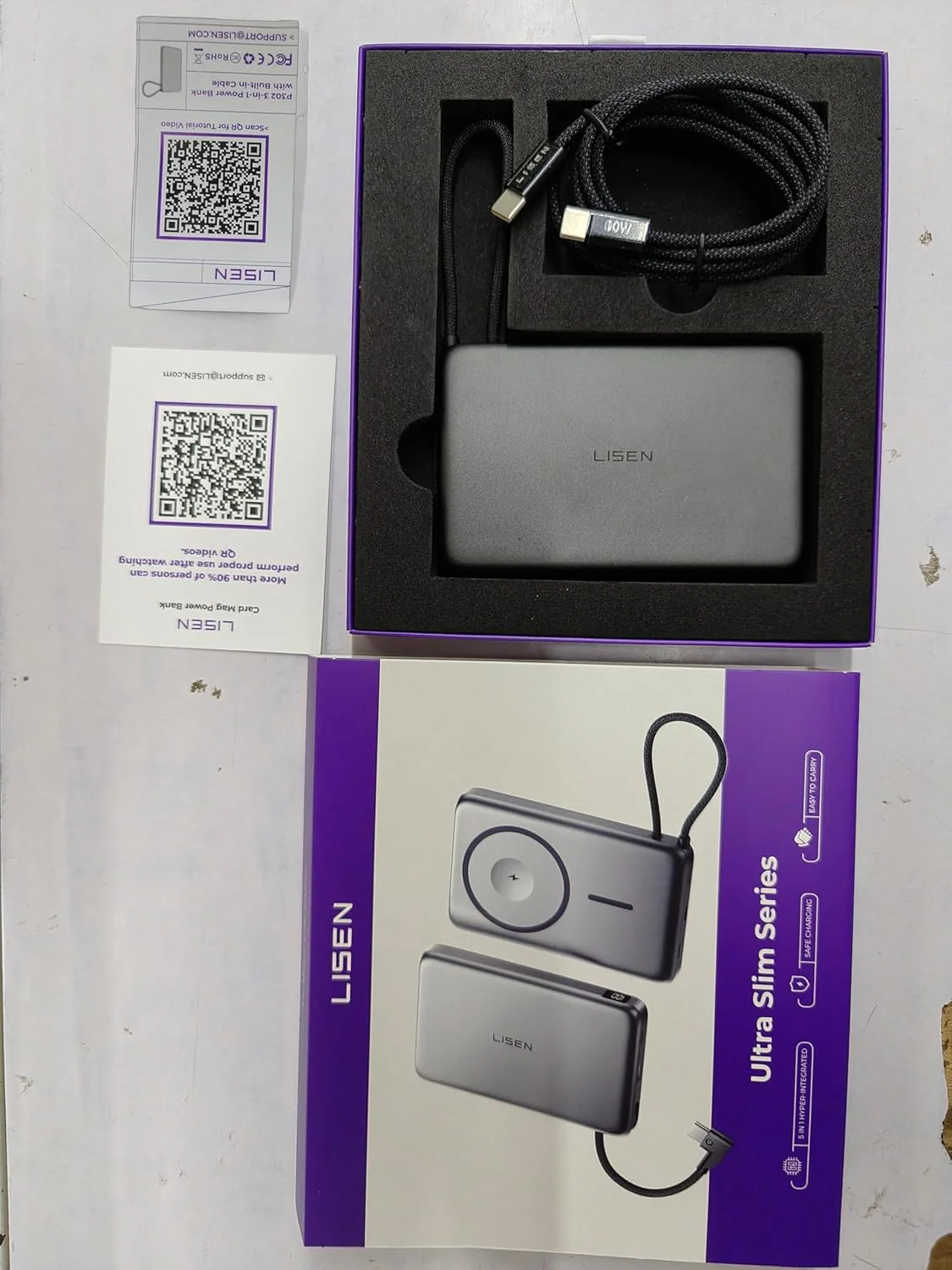 LISEN 0.5'' Ultra Slim 10000mAh MagSafe Power Bank - Image 10