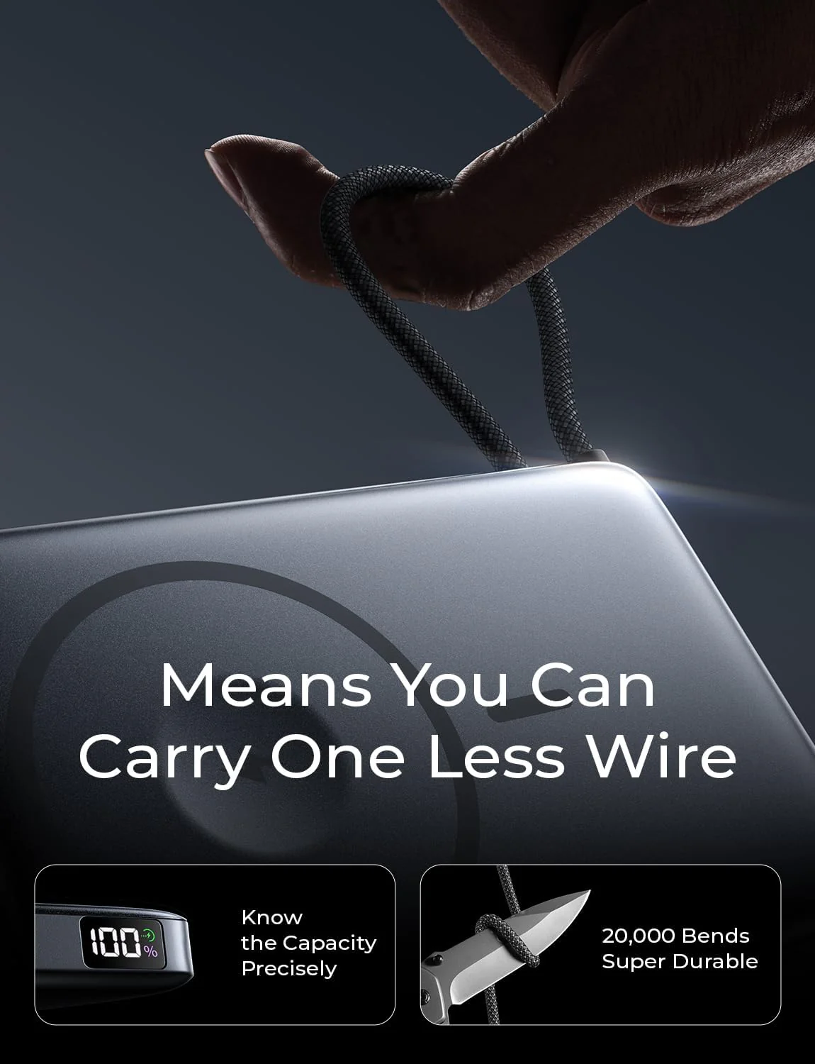 LISEN 0.5'' Ultra Slim 10000mAh MagSafe Power Bank - Image 6