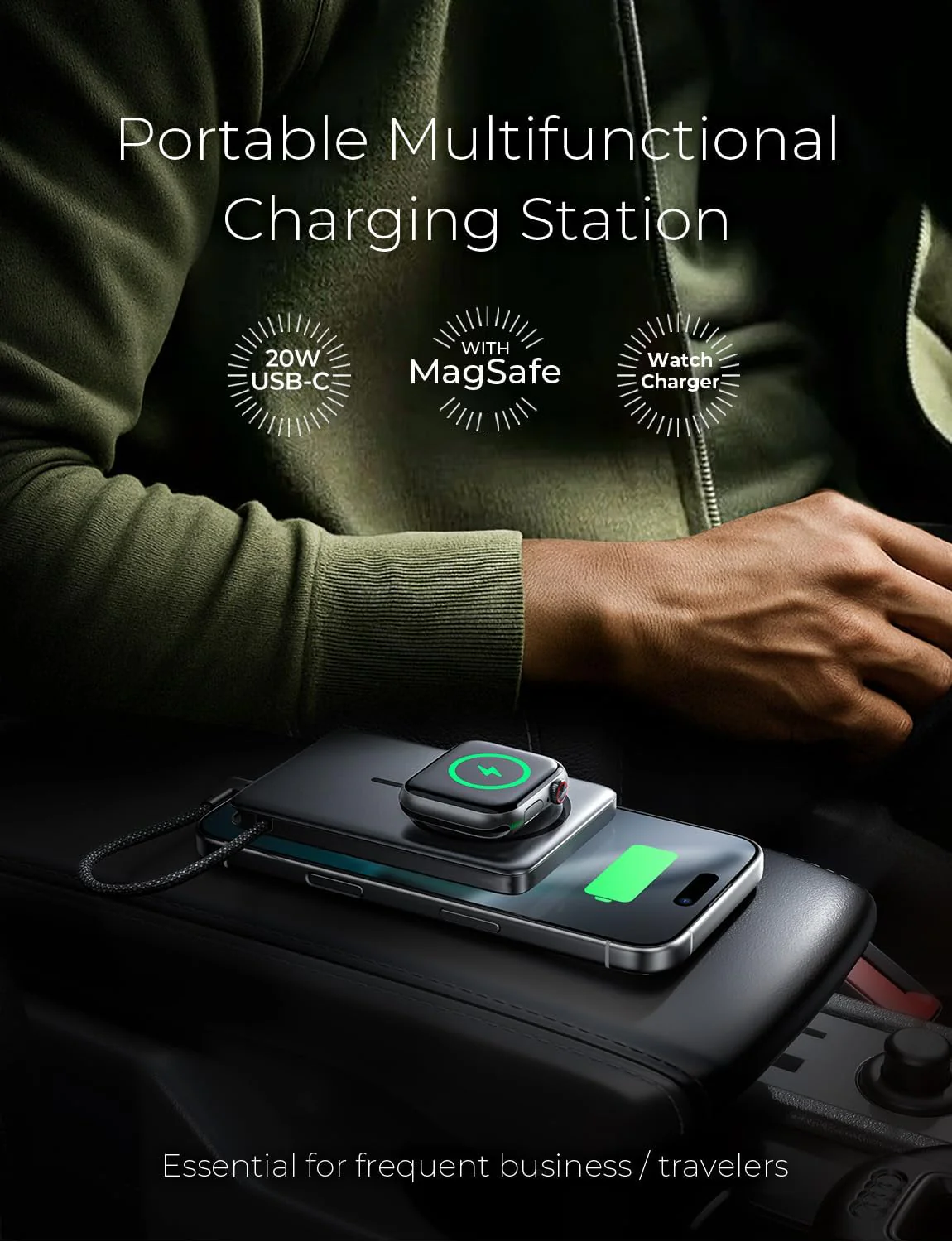 LISEN 0.5'' Ultra Slim 10000mAh MagSafe Power Bank - Image 9