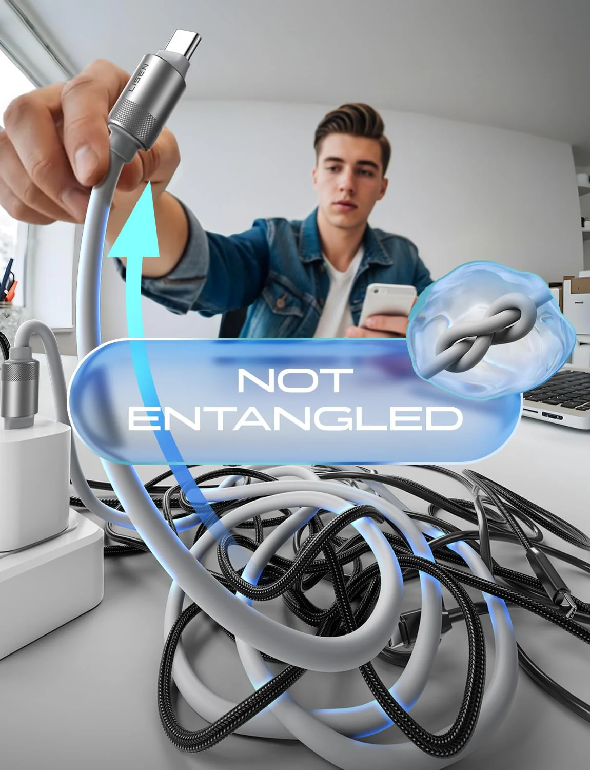 LISEN 10FT USB C Cable - Image 8