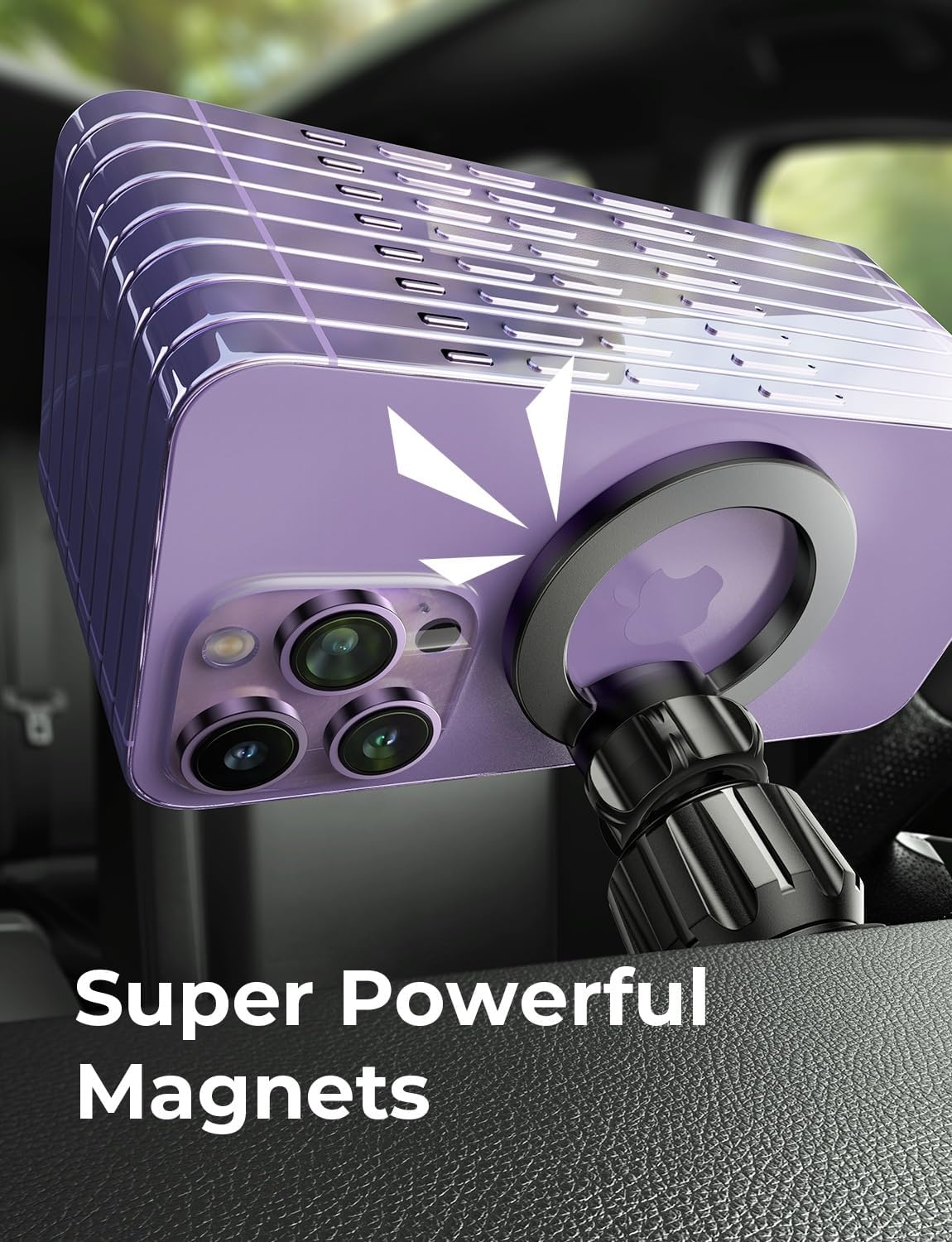 LISEN 2 Pack MagSafe Car Mount Air Vent Phone Holder - Image 6