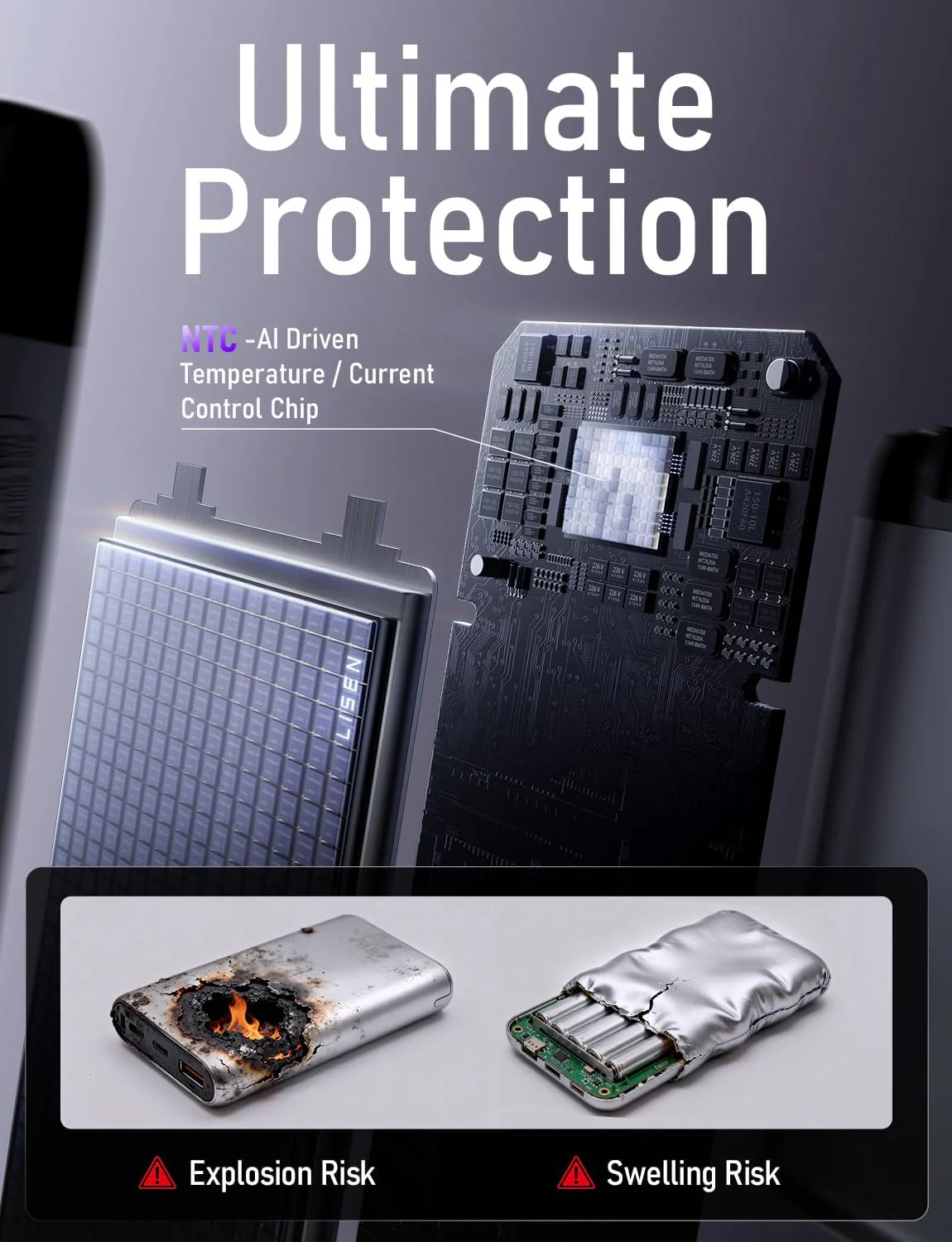 LISEN 20000mAh Power Bank Portable Charger - Image 6