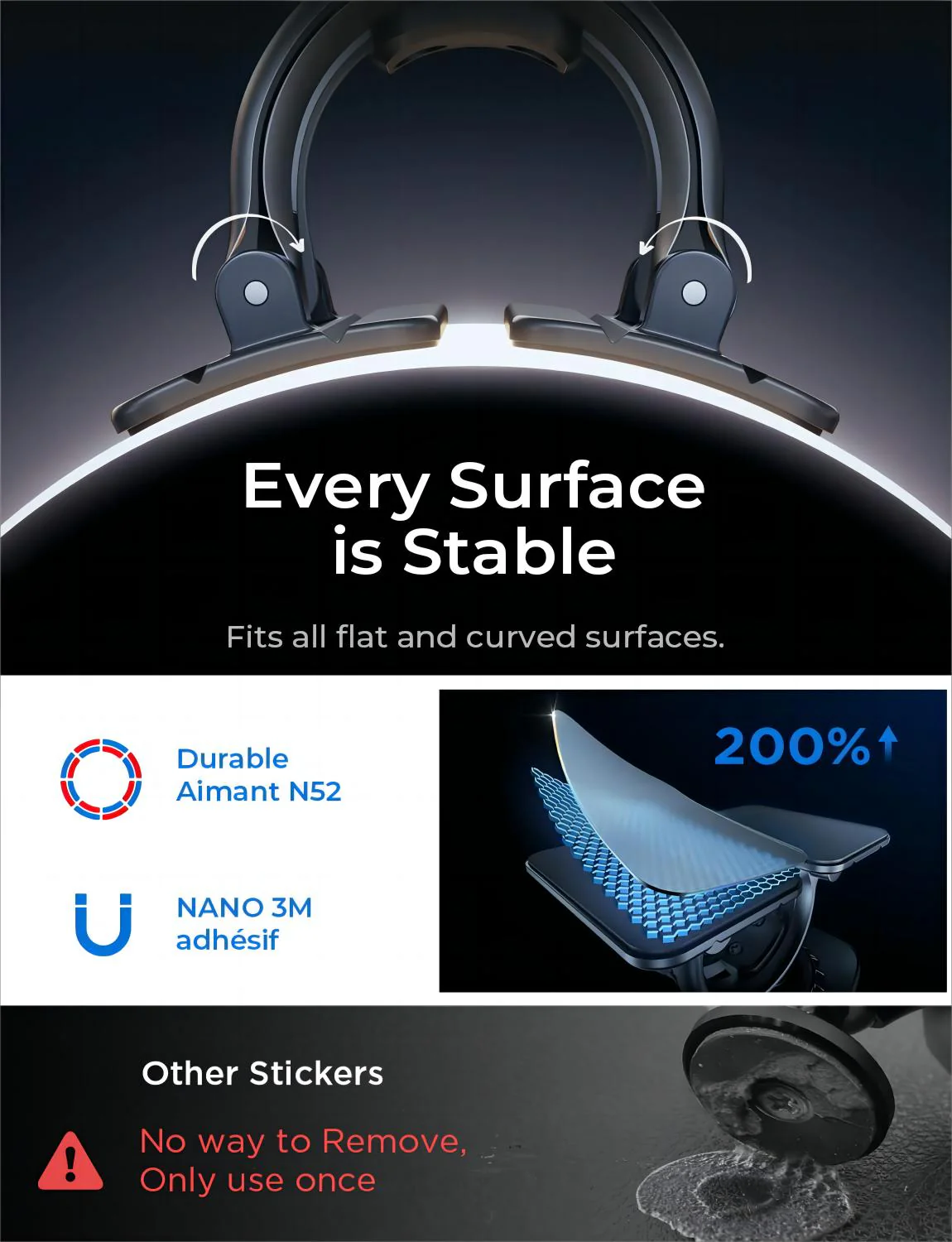 LISEN 2026 Upgrade Ultra Magnetic Air Vent MagSafe Car Mount - Image 4