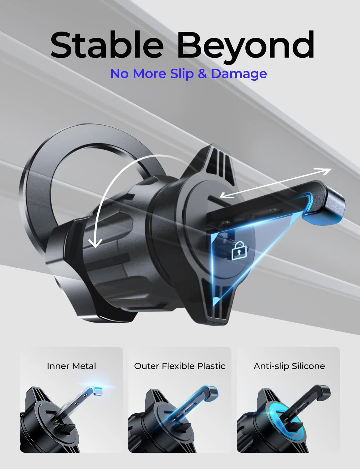 LISEN 2026 Upgrade Ultra Magnetic Air Vent MagSafe Car Mount - Image 8