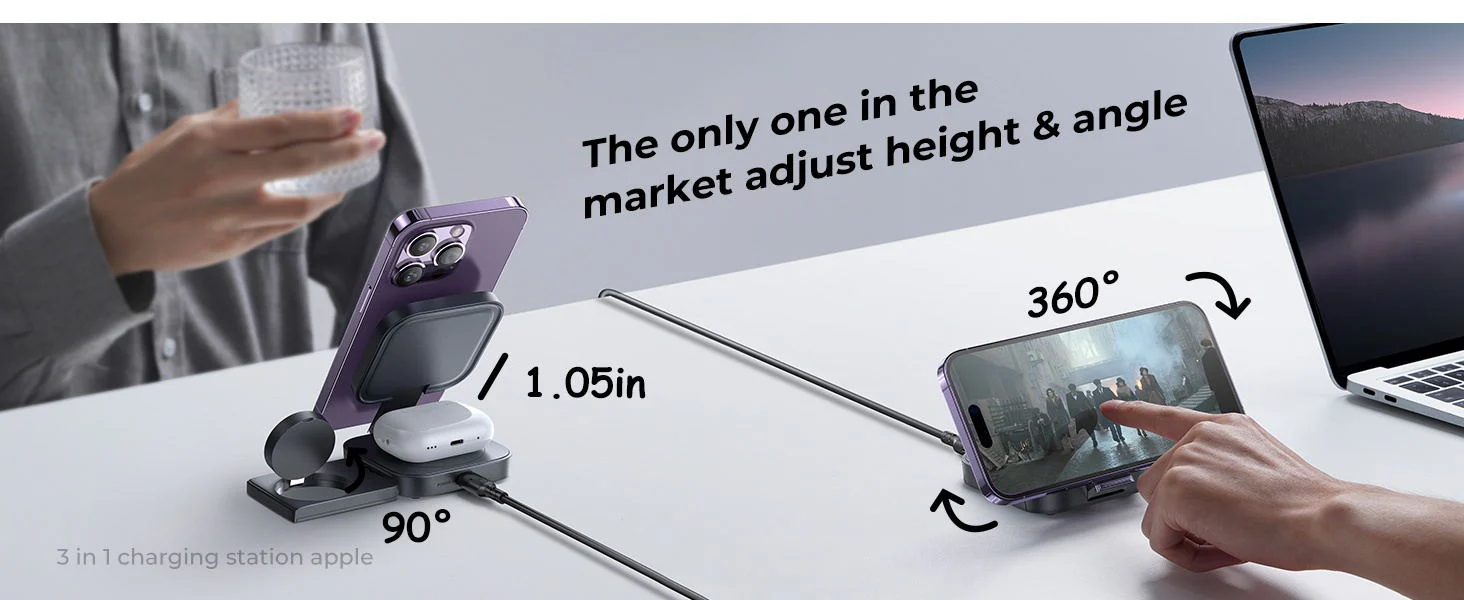 LISEN 3-in-1 MagSafe Charging Station - Image 9