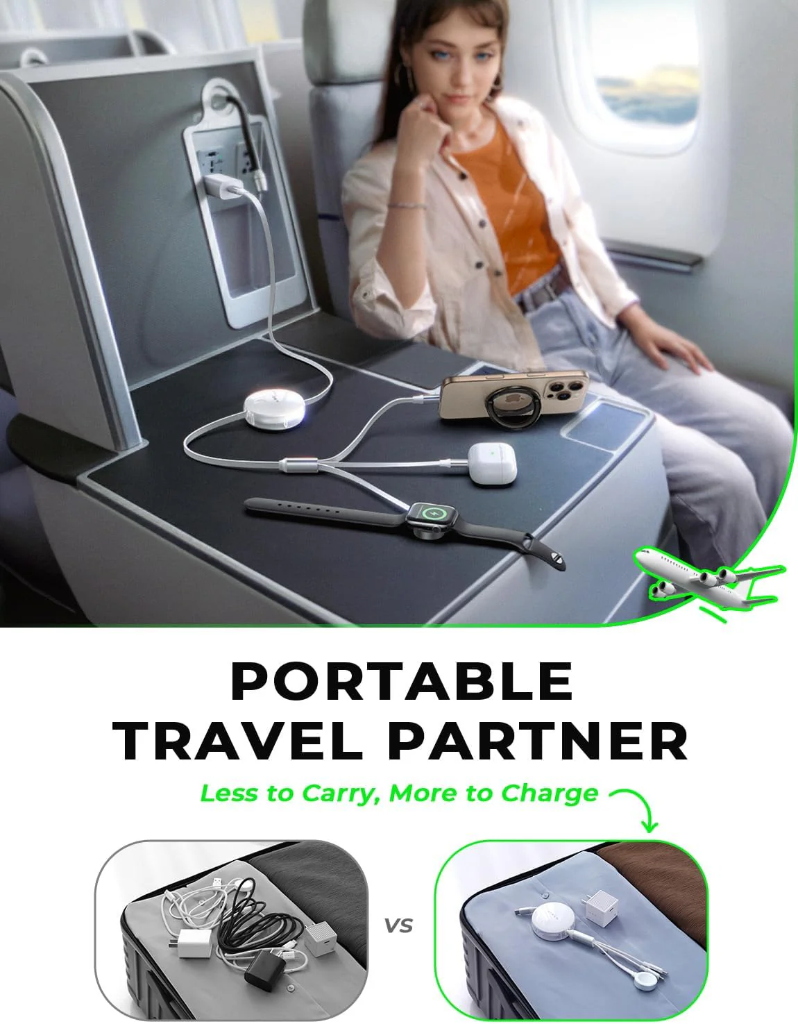 LISEN 3 in 1 Retractable USB C Cable - Image 4