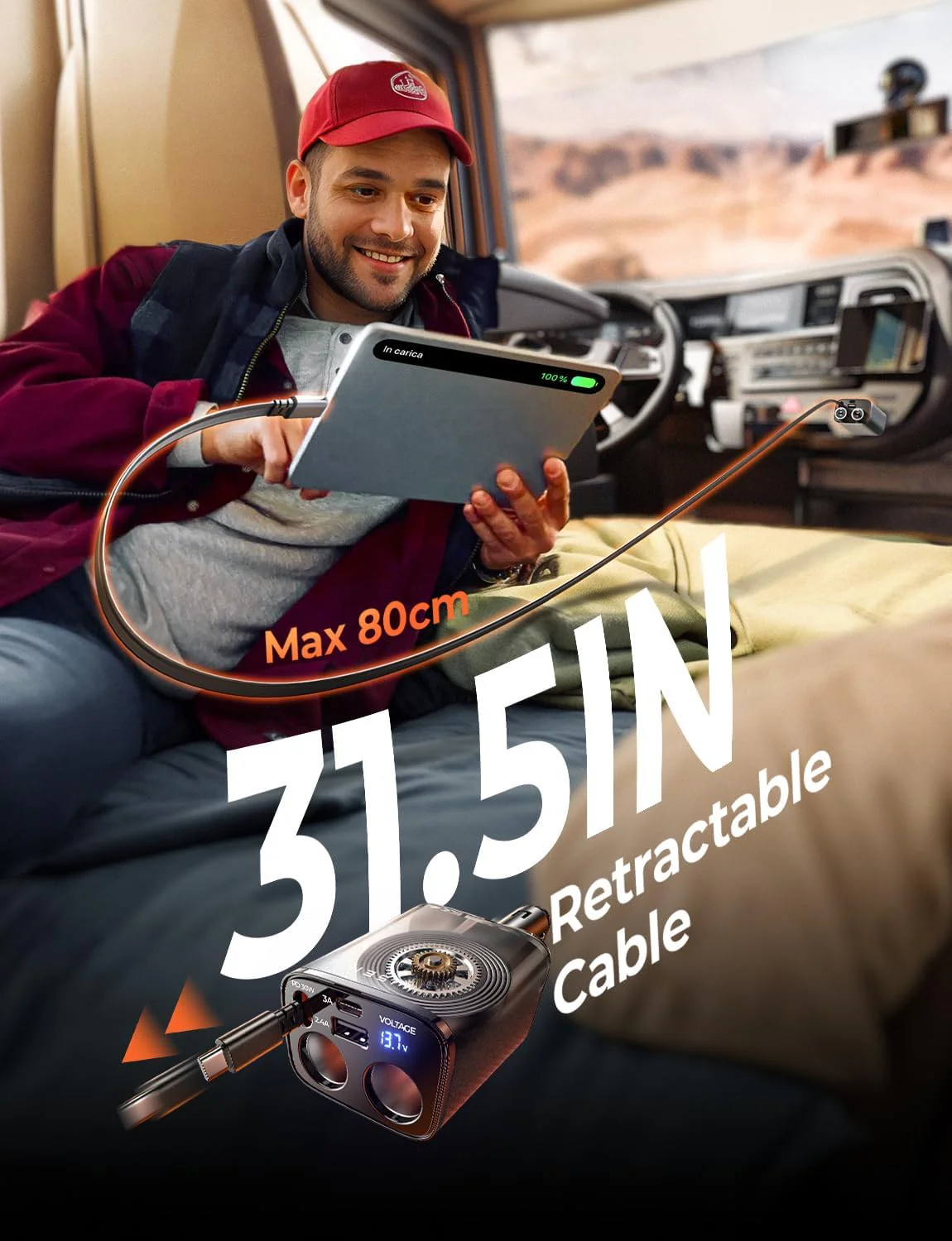 LISEN 5-in-1 Cigarette Lighter Splitter - Image 5