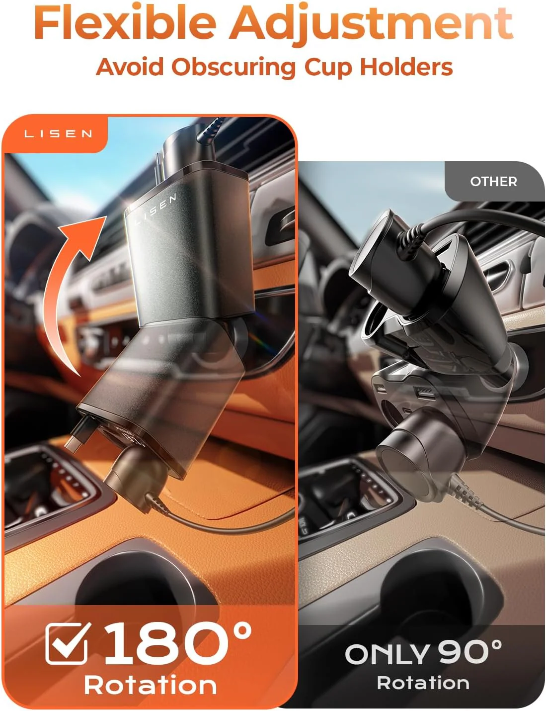 LISEN 5-in-1 Cigarette Lighter Splitter - Image 6