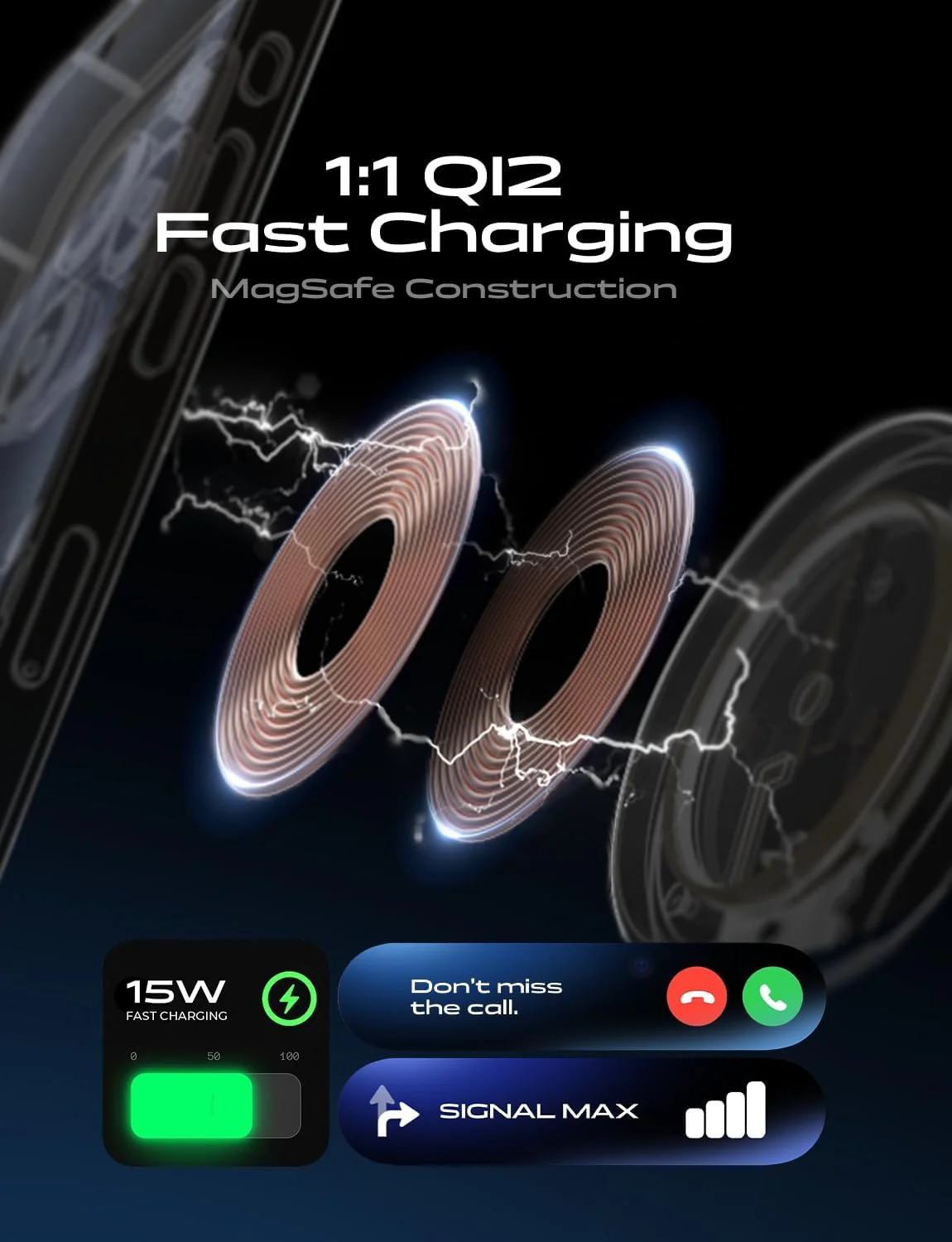 LISEN for Qi2 15W MagSafe Car Mount Charger - Image 7