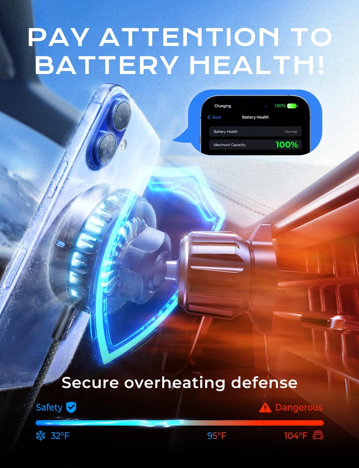 LISEN for Qi2 15W MagSafe Car Mount Charger - Image 6