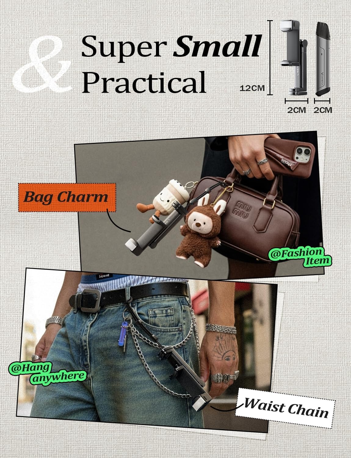 LISEN LED Travel Phone Holder Mount - Image 5