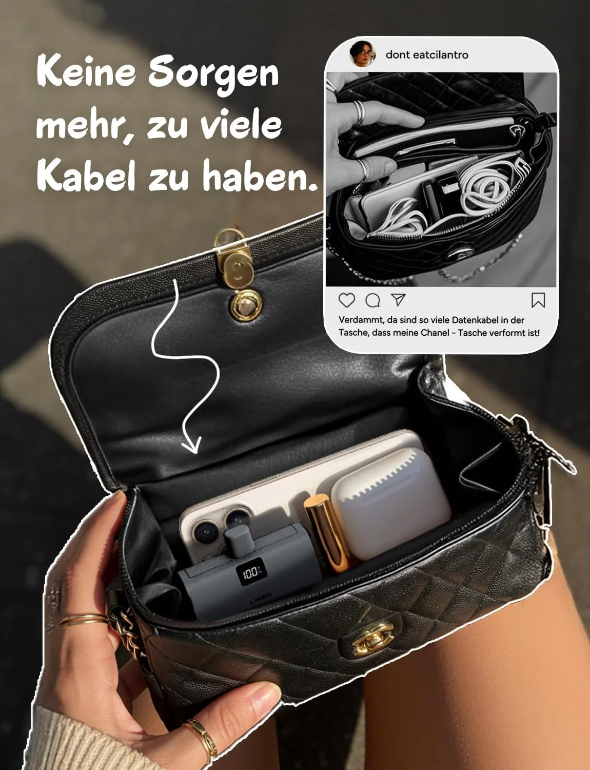 LISEN Mini Cargador Portátil para iPhone - Image 3