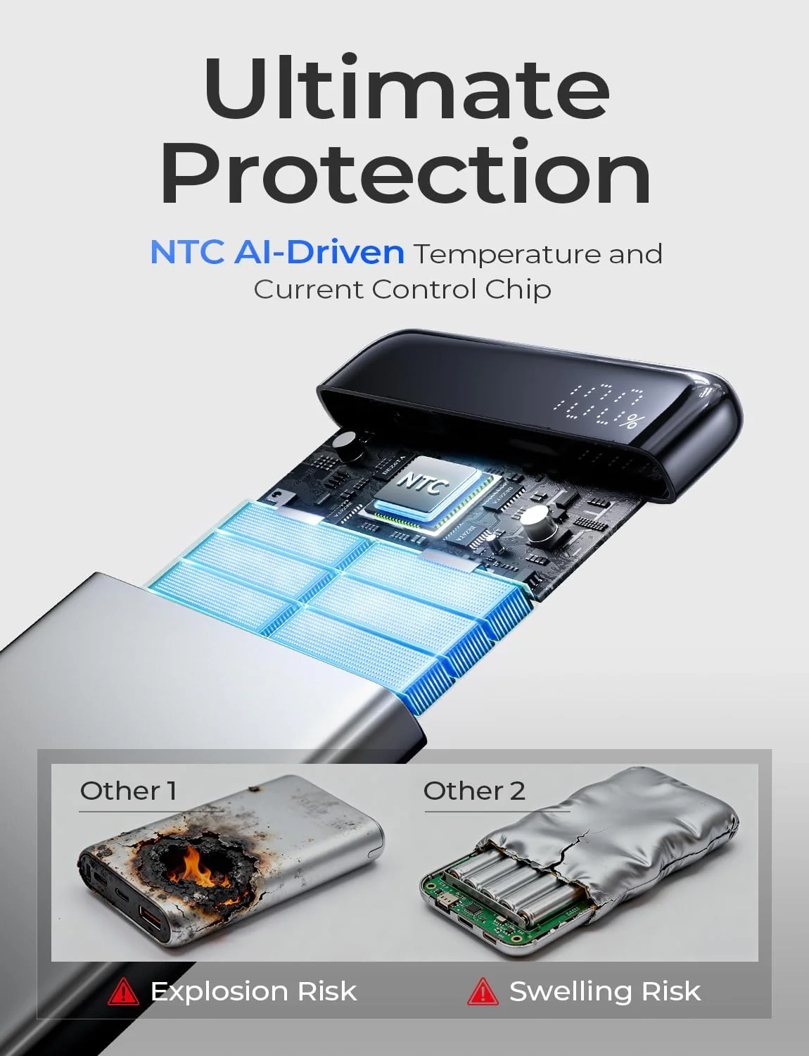 LISEN 0.5" Ultra Slim Power Bank 10000mAh - Image 3