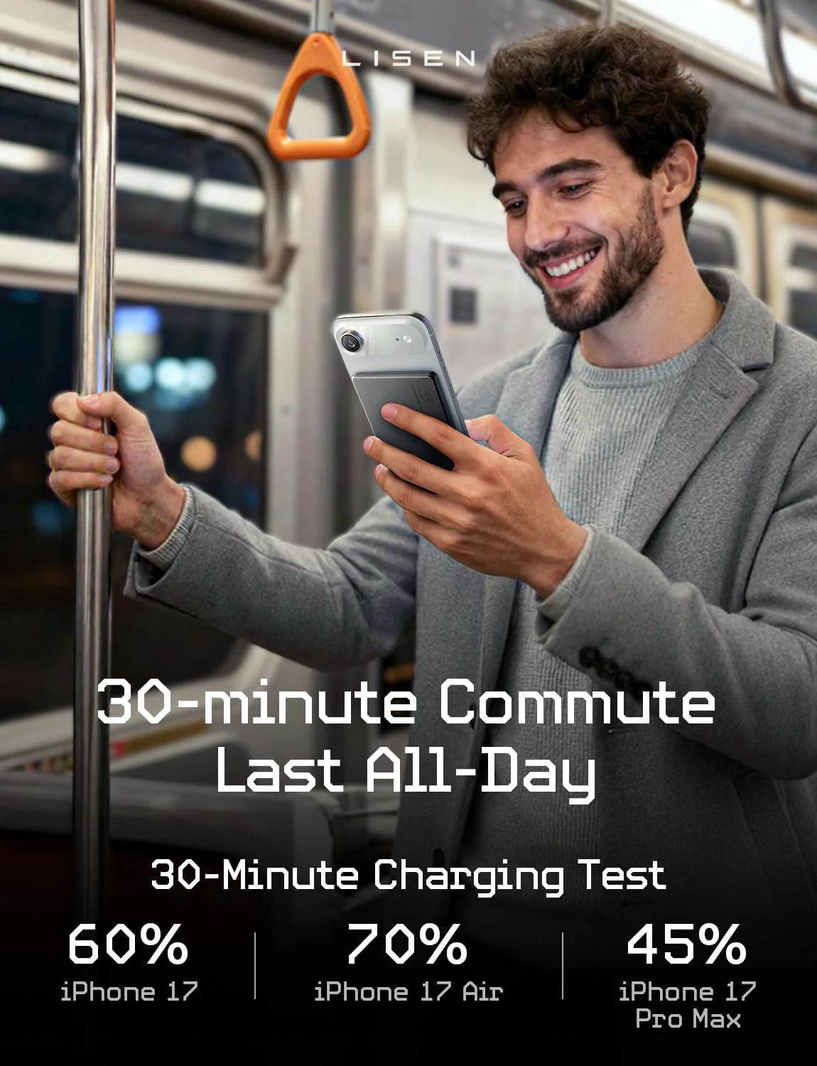 LISEN Ultra-Slim 0.2'' Charge Card Phone Charger - Image 4